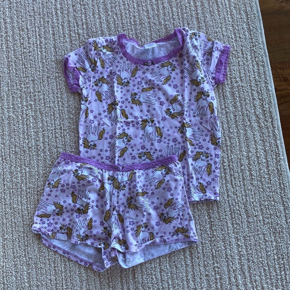 New- Kids Unicorn Esme Pajama Set